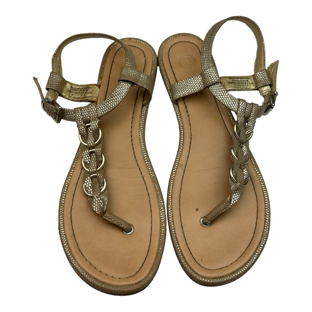Denver Hayes Sandals Gold Size 10